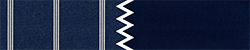 inca stripe mit incablau uni